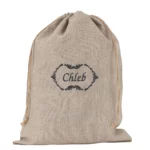 Worek na pieczywo z haftem - różne warianty - naturalny