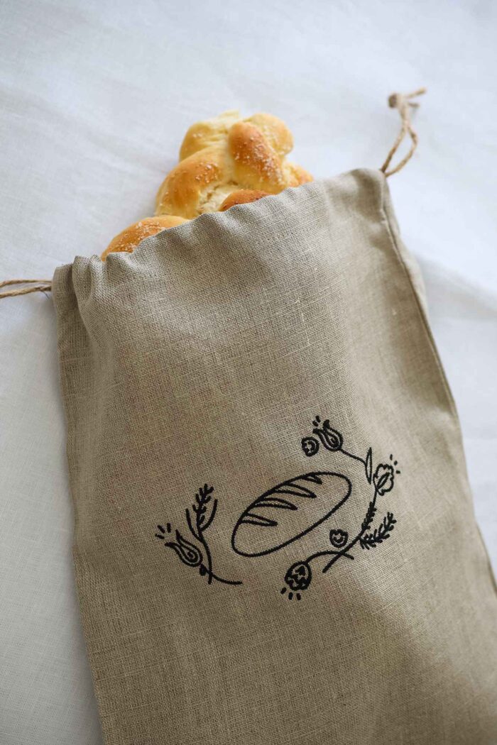 Worek na chleb z personalizacją i haftem folk - różne warianty