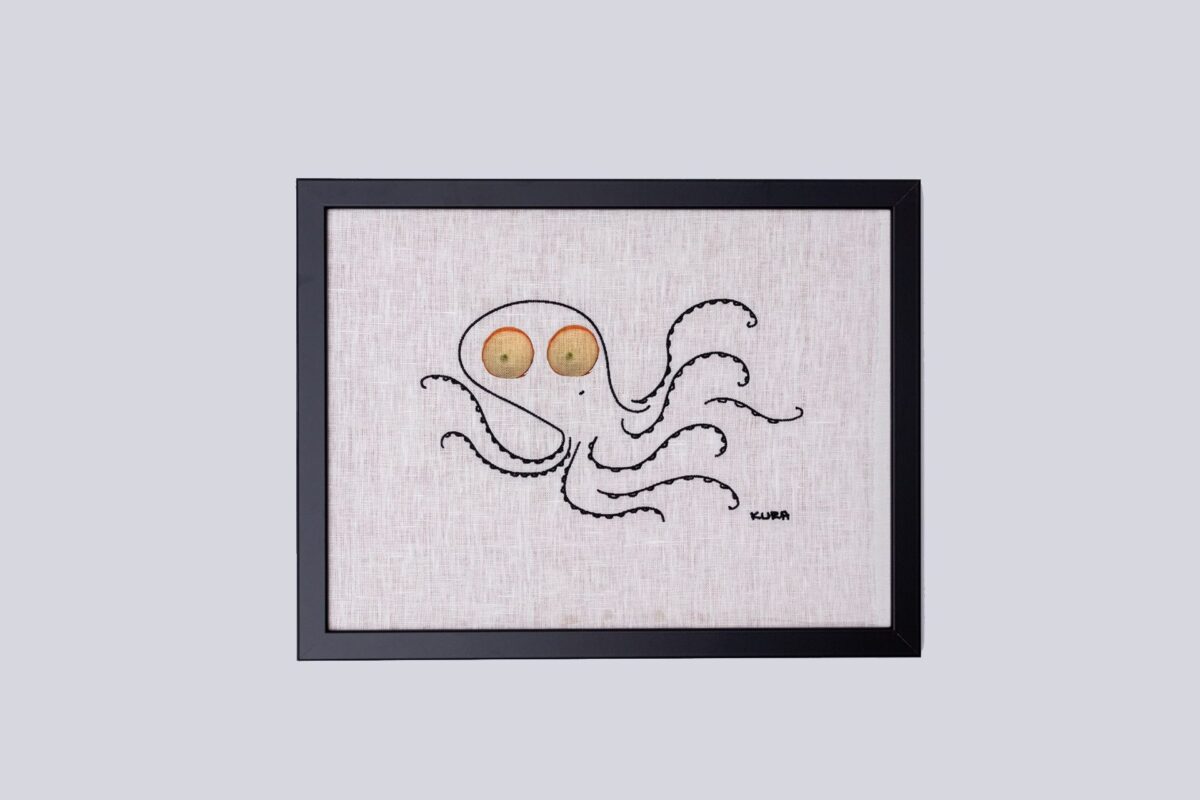 KURAże NA LNIE – obraz – cebulowa ośmiornica