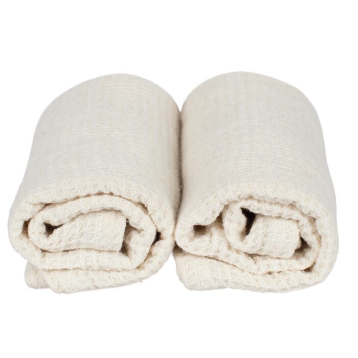 Zestaw dwóch lnianych ręczników