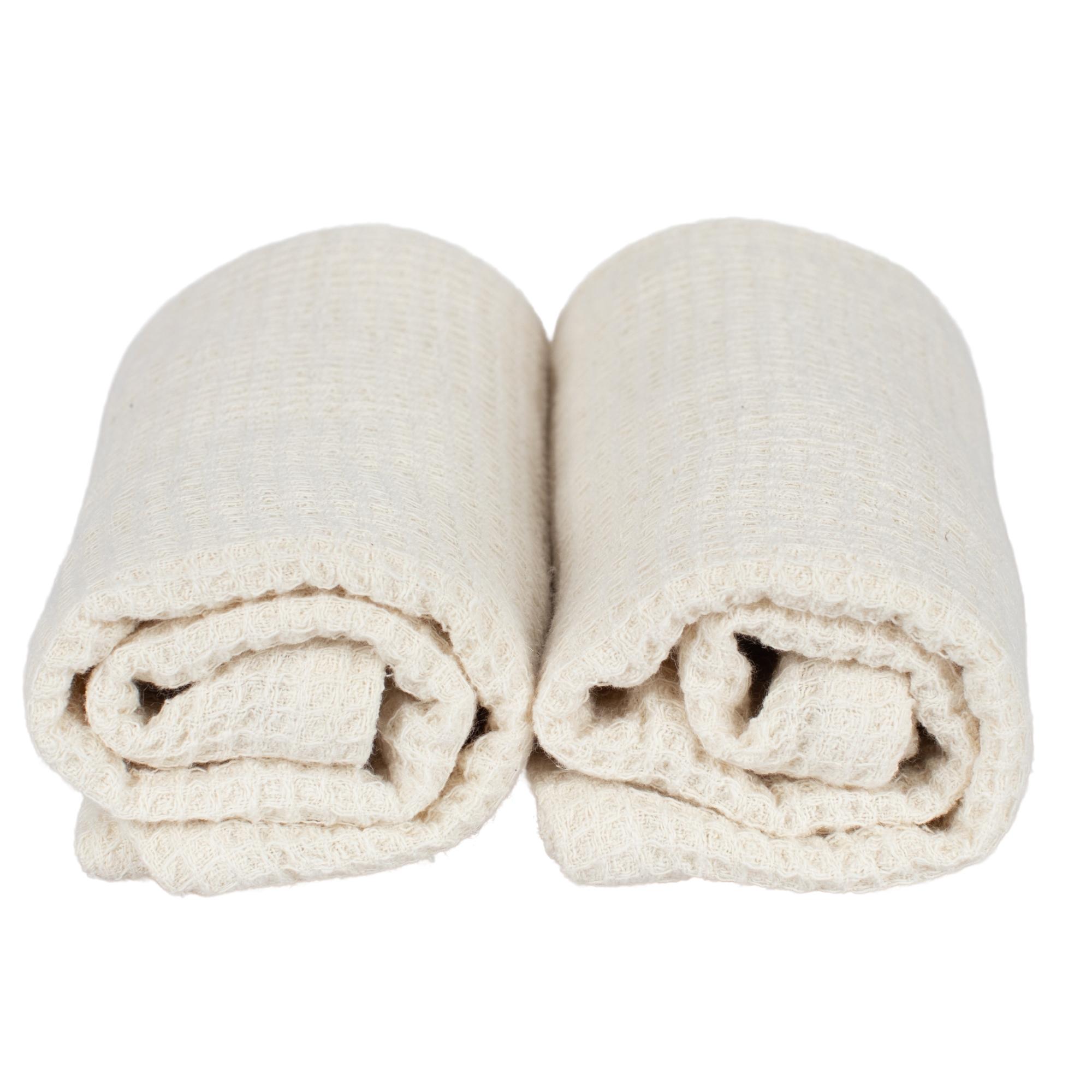 Zestaw dwóch lnianych ręczników