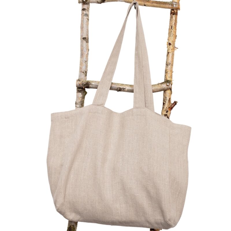 Torba lniana shopper EKO Style Summer - natural
