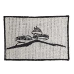 Haftowany magnes - Śnieżka