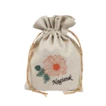 Lniany woreczek na nagietek