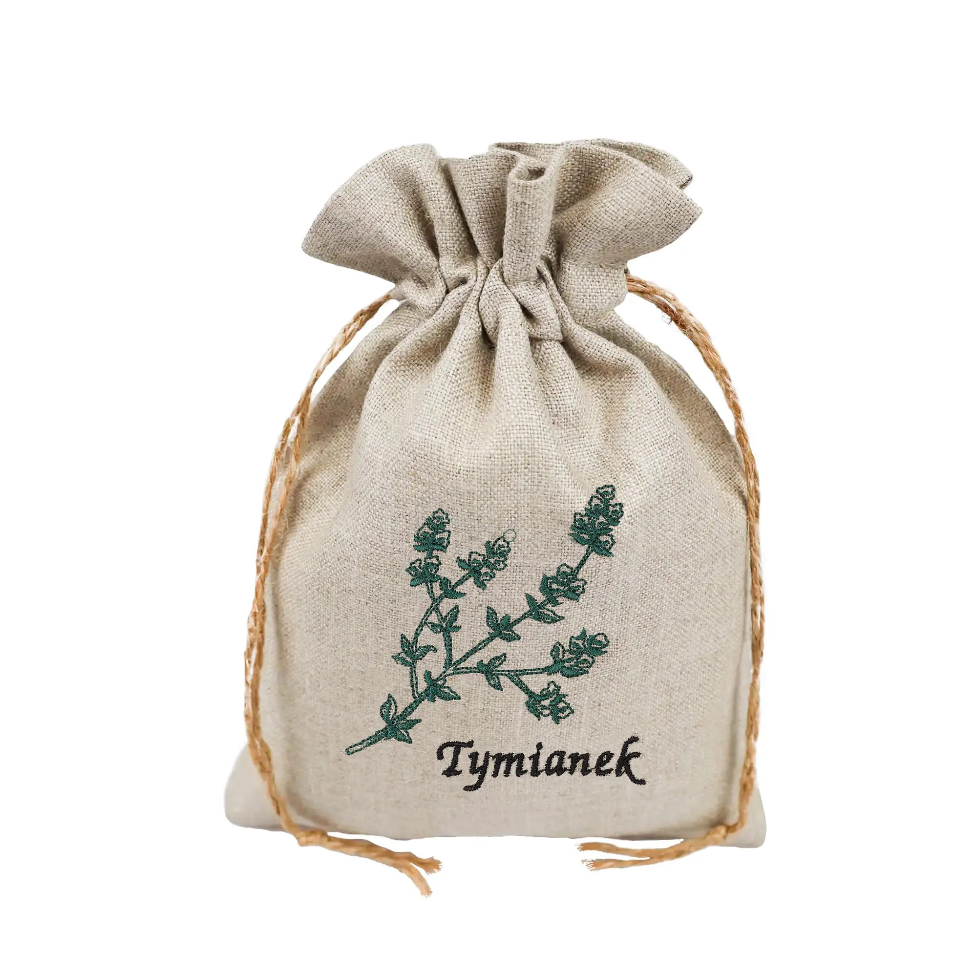 Lniany woreczek na tymianek 1 Lniany woreczek na tymianek