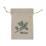 Lniany woreczek na melisę