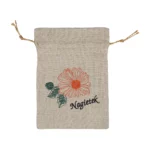 Lniany woreczek na nagietek