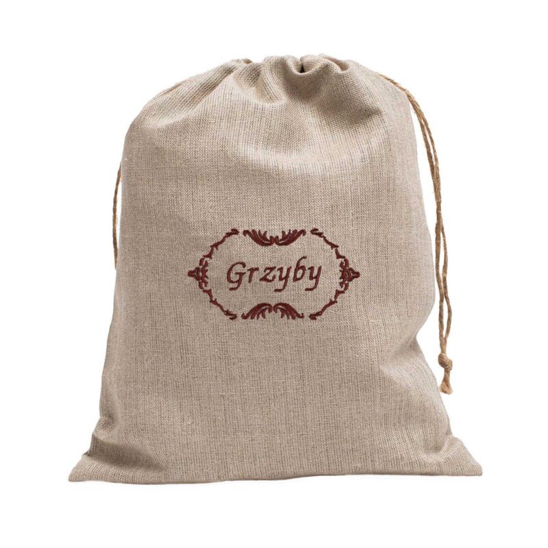 Lniany worek na grzyby