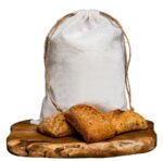 Worek na pieczywo lniany gładki - różne warianty