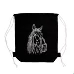 Workoplecak bawełniany z haftem - koń