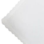 Serweta lniana z koronką biała